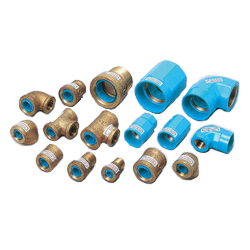 Pipe-End Anticorrosion Fitting for Water Supply Dual-Use Type, Core Fitting, C Core, Reducing Socket C-PL-C-RS-2X11/4