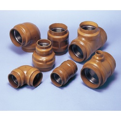 Continuous Feeding Pipe Fitting, Buried Tee VD-HBRT-4X1