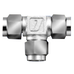 Junron Stainless Steel Fitting Union Tee TU-12X9-SUS