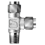 Junron Stainless Steel Fitting Service Tee TB-4X2-PT1/8-SUS