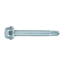 Self-drilling Hex Drilling Screw with Flanged Hex Head HXNSF-STU-D6-25