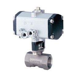 Stainless Steel Ball Valve With 10K Pneumatic Actuator C-UTNE-10A