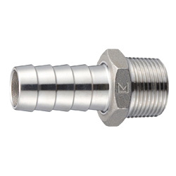 Stainless Steel Screw-in Fitting, Hexagonal Hose Nipple (PW)