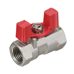 Stainless Steel General-Purpose Type 600 Screw-in Ball Valve (Butterfly Handle) UTKW-25A