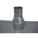 Stainless Steel Duct Fitting, Reducer (Both-Side Insertion Size) SU-U-R-300-175