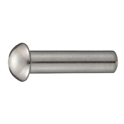 Thin, Flat Rivet/Round Rivet (Stainless Steel) 00004005-6X25-SUS