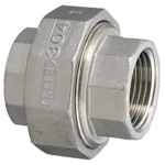 Stainless Steel Screw-In Pipe Fitting, Union [U] SCS13A-U-3/8B