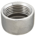 Stainless Steel Screw-in Pipe Fitting, Cap "C" SCS13A-C-1/4B
