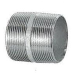 Stainless Steel Screw-In Pipe Fittings, Dual Nipples [N]