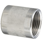 Stainless Steel Screw-in Pipe Fitting, Straight Socket "S" SUS304-S-3/4B