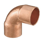 Copper Pipe Fitting for Hot Water and Refrigerants, Copper Pipe Elbow (90°) MK148-28.58