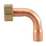 Copper Tube Fitting, Copper Tube Fitting for Hot Water Supply, Copper Tube Elbow Adapter M148A-3/4X22.22