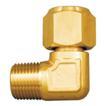 Copper Tube Fittings, Fittings for Flared Type Copper Tube (Refrigerant Compatible), Flared One-Side Threaded Elbow M148FKGD-15.88X1/2