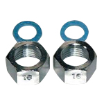 Faucet and related products flexible tube cap nut and packing set (stainless steel)