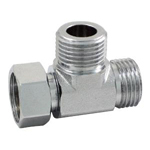 Auxiliary Material for Piping, Fitting, and Plumbing, Plated Fittings - One Side Nut Tees -, M149GMSK