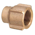 Copper Tube Fitting, Copper Tube Fitting for Hot Water Supply, Copper Tube Water Faucet Socket (Rotation Prevention Type)
