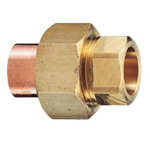 Copper Tube Fitting, Copper Tube Fitting for Hot Water Supply, Copper Tube Union M153K-34.92