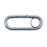 Stainless steel petite carabiners (with ring) MMPL050