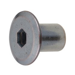 Joint Connector Decorative Nut A Type (Hex Socket) HEXJCN-M6-12-NI