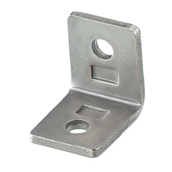 Thin Stainless Steel Tabbed Brackets For 5 Series (Slot Width 6mm) Aluminum Frames
