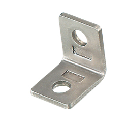 Thin Stainless Steel Tabbed Brackets For 6 Series (Slot Width 8mm) Aluminum Frames HBLSP6-SEU