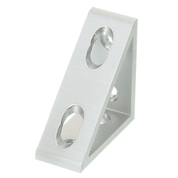 Triangle Brackets - For 1 Slot - For 6 Series (Slot Width 8mm) Aluminum Frames HBLDSWT6-SSU