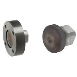 Floating Joints, Flange Mounting - Flat Dual Mountable Side Flange and Cylinder Connector with 4 Sided Wrench Flats - Sets FJCT18