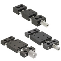 [Simplified Adjustments] X-Axis, Feed Screw - Standard/Large Handle, M6 Mounting Holes XKJL25-CLC