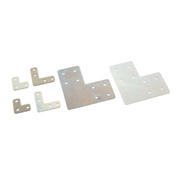 Sheet Metal Bracket For 8-45 Series (Slot Width 10mm) Aluminum Frames - L-Shaped HPTLD8-50