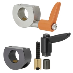Shaft Collar Compact with Clamp Lever - Wedge - D Cut PSCWD20-S