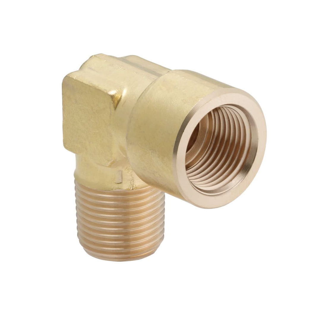 Brass Fittings/90 Deg. Elbow/Threaded/Tapped