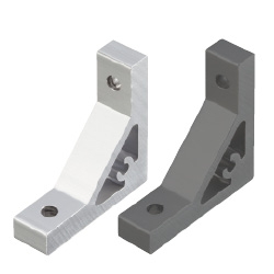 Extruded Brackets - For 1 Slot -For 5 Series (Slot Width 6mm) Aluminum Frames - Ultra Thick Brackets (Perpendicularly Machined) HBKUSB5-SEP