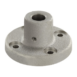 Device Stands - Round Flanged, Through Holes, with Dowel Holes (Bracket only) CSTF12-BH