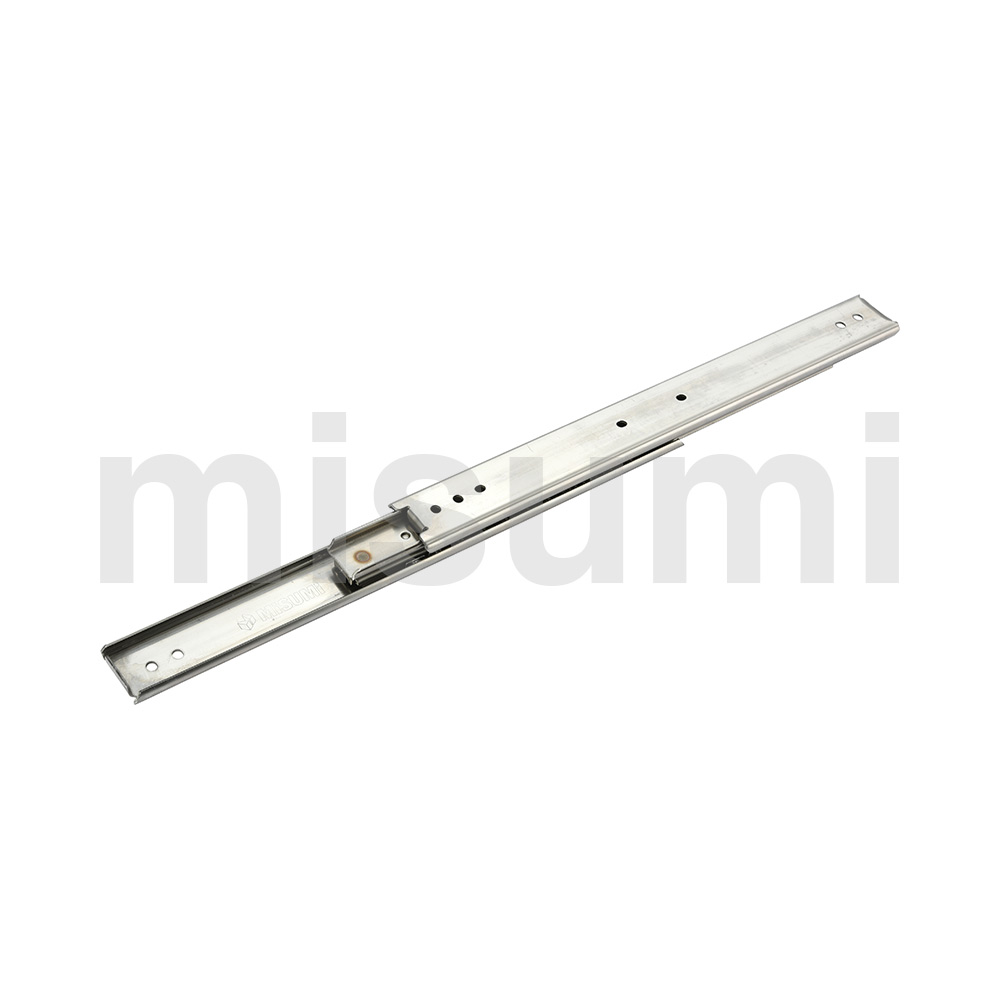 Slide Rails Three Step Slide Light load Type(Width:20mm, Stainless Steel) C-SSRXY20500