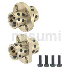 Oil Free Bushings Flange Integrated Type Copper Alloy Center Flanged Type E-MUCTZ40-80