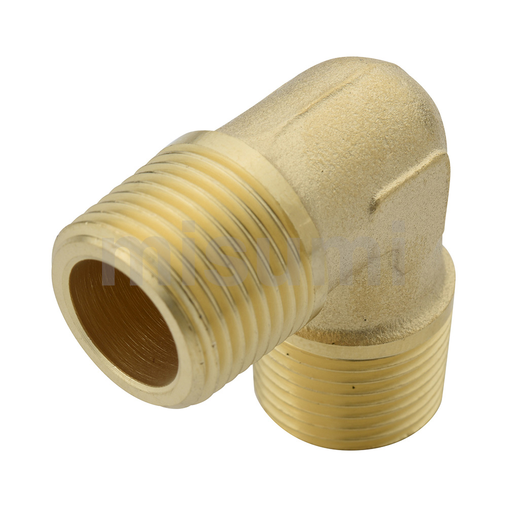 Brass Screw-In Fittings Male Threaded Elbow, Equal Dia. E-SJSML6A