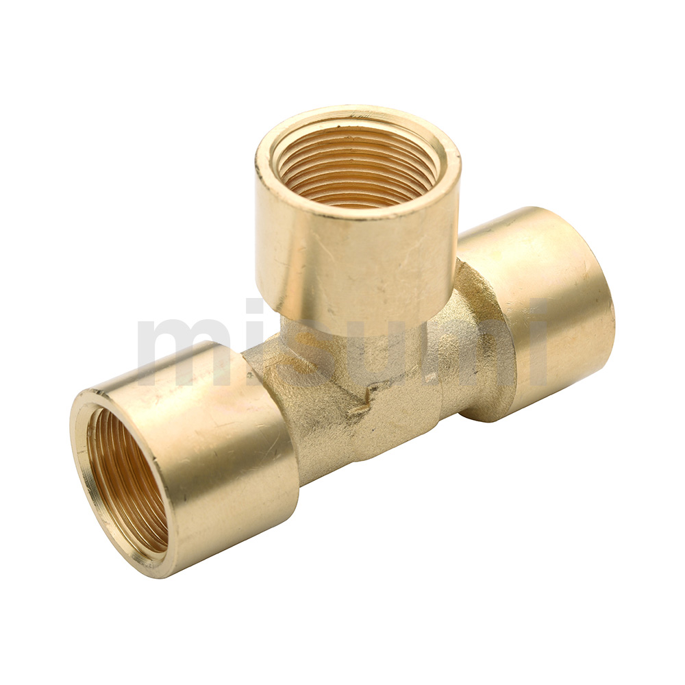 Brass Screw-In Fittings Tees, Equal Dia. E-SJSFT10A
