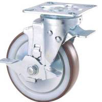 Industrial Caster, STC Series, Free Stopper (SW-4) Included STC-125CBCSW-4