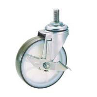 Stainless Steel Caster SU-SM Series Swivel with Stopper SU-SM-75TPS-2-M12