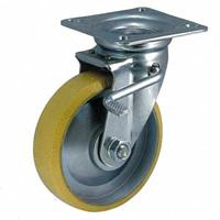 Static Electricity Proof Caster, SMT Series, Includes Adjustable Stopper (OCTRON Urethane Wheels) STM-150VUOW-3