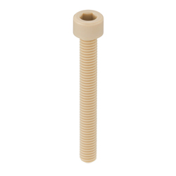 Resin Screw (PEEK/Hex Socket Head Cap Screw, Fully Threaded) - SPE-FT SPE-M3X40-C-FT