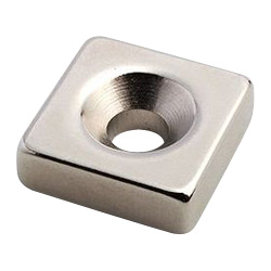 Countersunk Bolt Mounted Type Square Neodymium Magnet NK189