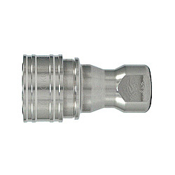 SP Cupla, Type A, Stainless Steel, NBR, Socket (for Male Thread Connections) 16S-A-SUS-NBR
