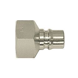 Hi Cupla Large Bore, Stainless Steel, PF Type, Plug (for Male Thread Mounting) 400PF-SUS