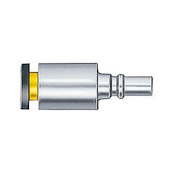 Micro Cupla, Brass, Plug, PC Type (With Tube Fitter) MC-04PC-BRS-NBR