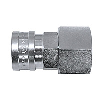 High Coupler Large Bore, Steel, FKM SF