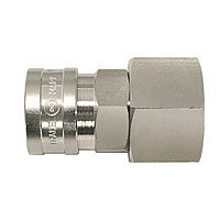 High Coupler, Large Bore, Stainless Steel, FKM SF 600SF-SUS-FKM