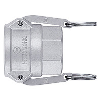 Lever Lock Cupla, Aluminum Alloy, Socket, LD Type (for Male Thread Mounting) LD-32TSF-ALM-NBR