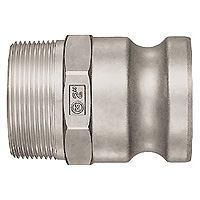 Lever Lock Cupla, Stainless Steel, Plug, LF Type (for Female Thread) LF-32TPM-SUS