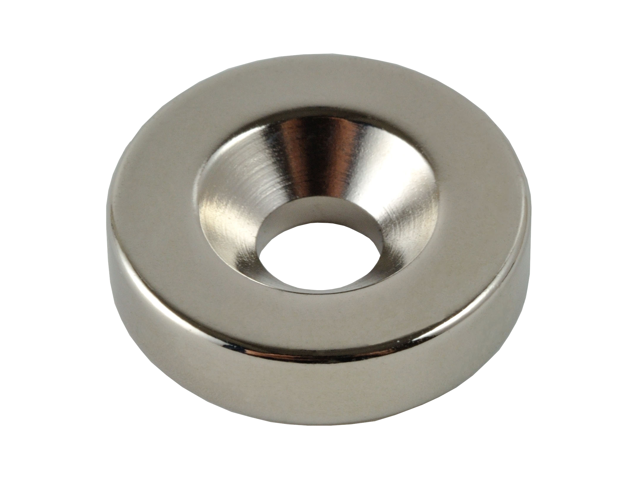 Cylindrical Neodymium Magnet With Countersunk Hole